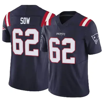 ＃62 Youth Sidy Sow Navy Limited New England Patriots Vapor F.U.S.E. Jersey
