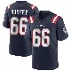 ＃66 Youth Kody Russey Navy Blue Game New England Patriots Team Color Jersey