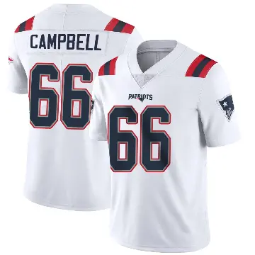 ＃66 Youth Will Campbell White Limited New England Patriots Vapor Untouchable Jersey