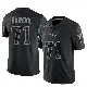 ＃71 Youth Mike Onwenu Black Limited New England Patriots Reflective Jersey