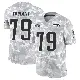 ＃79 Men's Yasir Durant Arctic Camo Limited New England Patriots 2024 Salute to Service Jersey