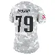 ＃79 Women's Yasir Durant Arctic Camo Limited New England Patriots 2024 Salute to Service Jersey