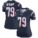 ＃79 Women's Yasir Durant Navy Legend New England Patriots Jersey