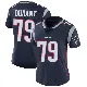 ＃79 Women's Yasir Durant Navy Limited New England Patriots Team Color Vapor Untouchable Jersey
