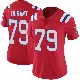 ＃79 Women's Yasir Durant Red Limited New England Patriots Vapor Untouchable Alternate Jersey