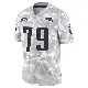 ＃79 Youth Yasir Durant Arctic Camo Limited New England Patriots 2024 Salute to Service Jersey