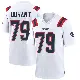 ＃79 Youth Yasir Durant White Game New England Patriots Jersey