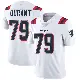＃79 Youth Yasir Durant White Limited New England Patriots Vapor Untouchable Jersey