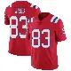 ＃83 Youth John Jiles Red Limited New England Patriots Vapor Untouchable Alternate Jersey