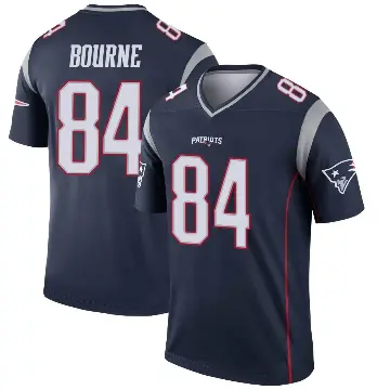 ＃84 Youth Kendrick Bourne Navy Legend New England Patriots Jersey