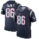 ＃86 Men's Efton Chism III Navy Legend New England Patriots Jersey