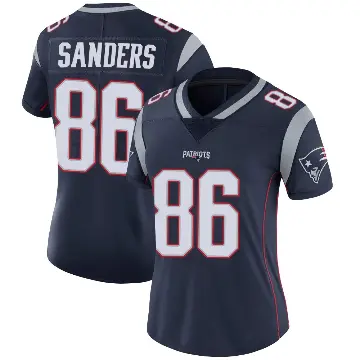 ＃86 Women's Braylon Sanders Navy Limited New England Patriots Team Color Vapor Untouchable Jersey