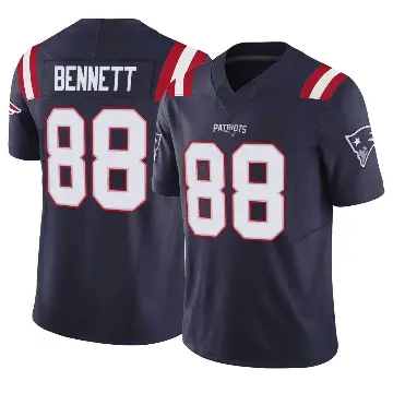 ＃88 Youth Martellus Bennett Navy Limited New England Patriots Vapor F.U.S.E. Jersey