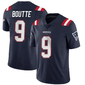 ＃9 Men's Kayshon Boutte Navy Limited New England Patriots Team Color Vapor Untouchable Jersey