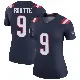 ＃9 Women's Kayshon Boutte Navy Legend New England Patriots Color Rush Jersey