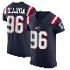 ＃96 Men's David Olajiga Navy Elite New England Patriots Team Color Vapor Untouchable Jersey