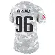 ＃96 Women's David Olajiga Arctic Camo Limited New England Patriots 2024 Salute to Service Jersey