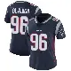 ＃96 Women's David Olajiga Navy Limited New England Patriots Team Color Vapor Untouchable Jersey