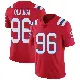 ＃96 Youth David Olajiga Red Limited New England Patriots Vapor Untouchable Alternate Jersey